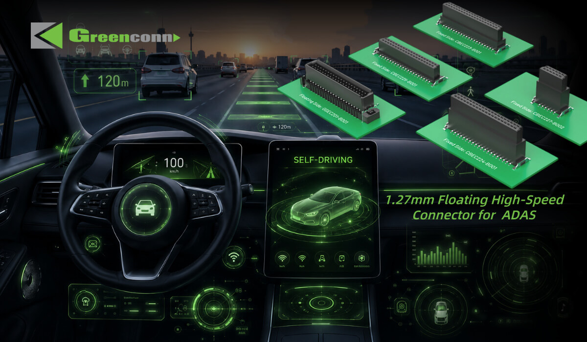 Floating High-Speed Board-to-Board Connectivity for Intelligent Automotive Systems