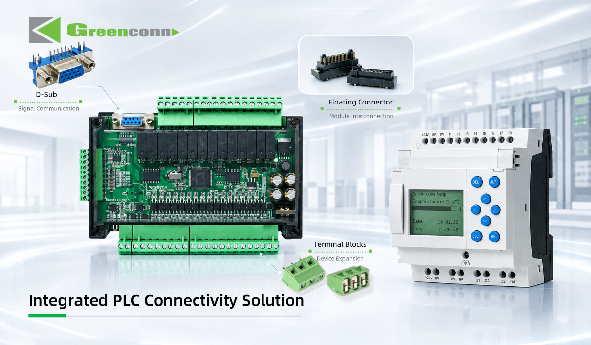 Connector Solutions for Industrial PLC Multi-Module Applications