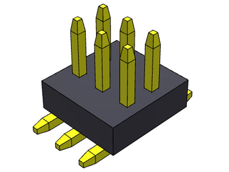 pitch 1.00mm pin header dual row smt type connector