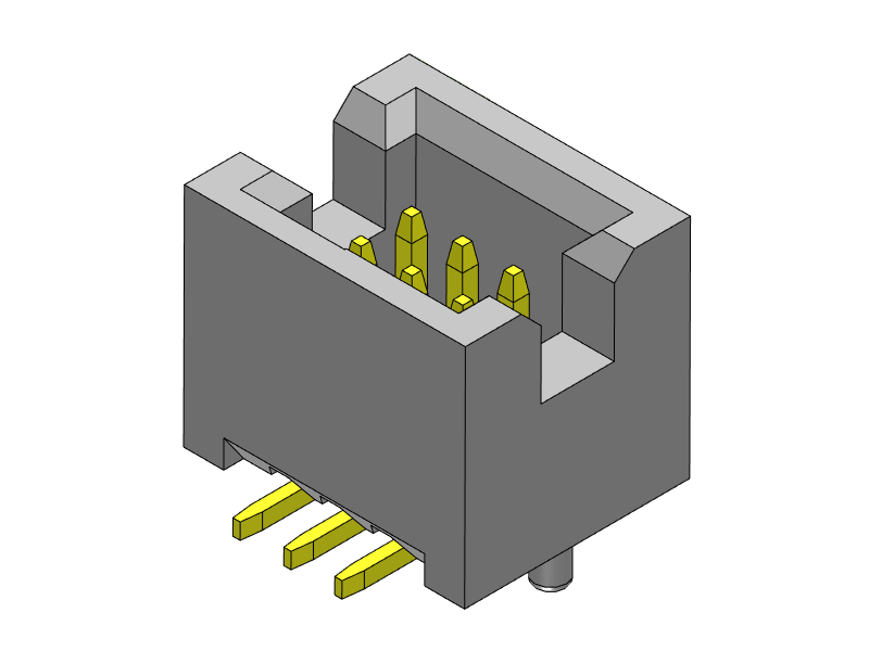 pitch 1.27mm pin header dual row smt type connector