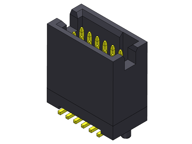 pitch 1.27mm pin header dual row smt type connector