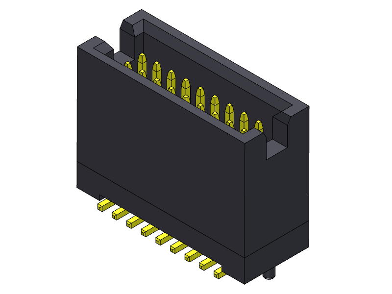 pitch 1.27mm pin header dual row smt type connector