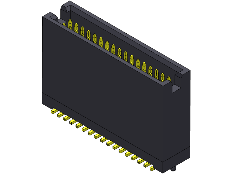 pitch 1.27mm pin header dual row smt type connector