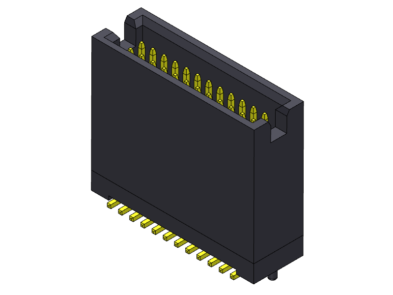 pitch 1.27mm pin header dual row smt type connector