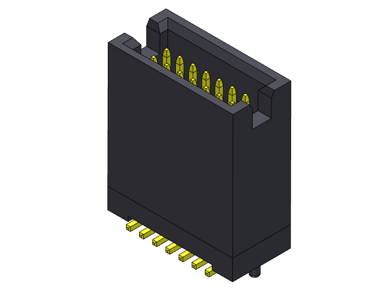 pitch 1.27mm pin header dual row smt type connector