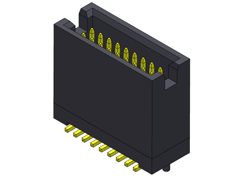 pitch 1.27mm pin header dual row smt type connector