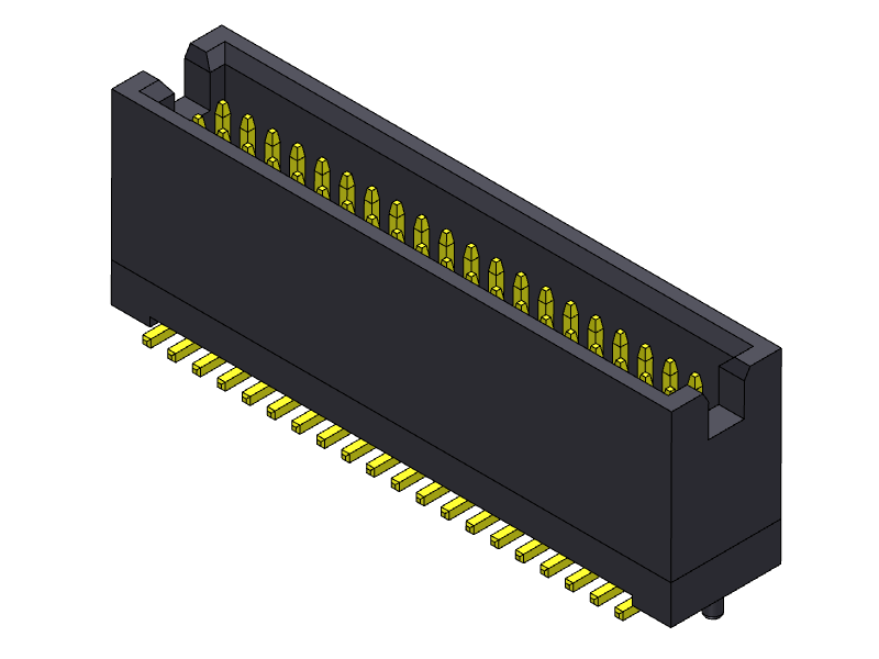 pitch 1.27mm pin header dual row smt type connector