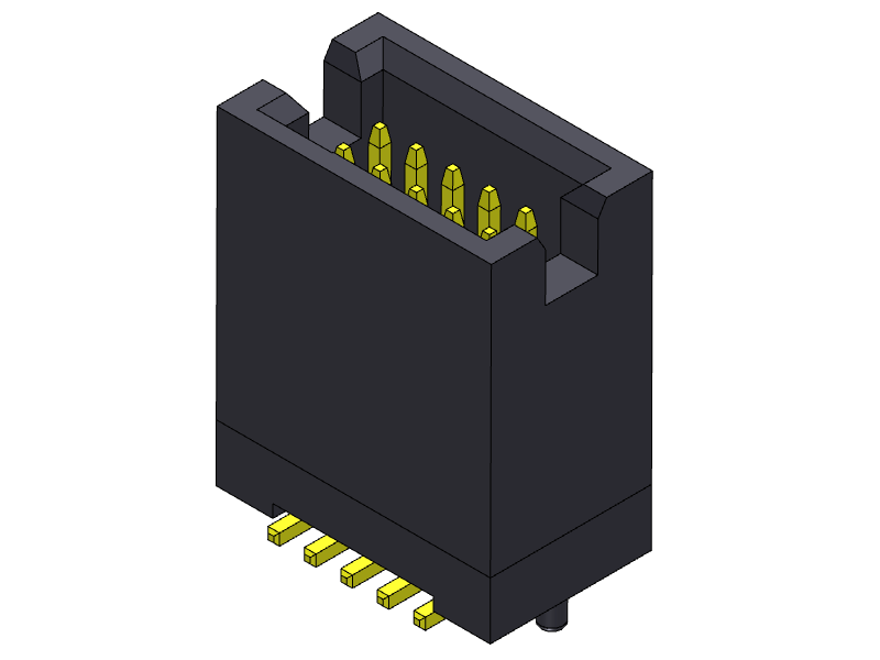 pitch 1.27mm pin header dual row smt type connector