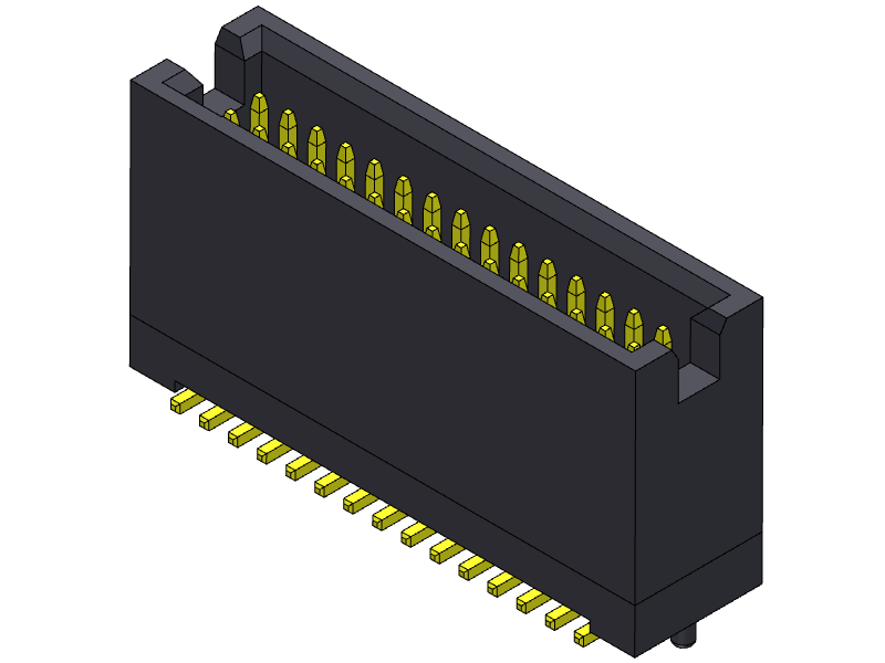 pitch 1.27mm pin header dual row smt type connector