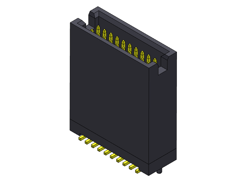 pitch 1.27mm pin header dual row smt type connector