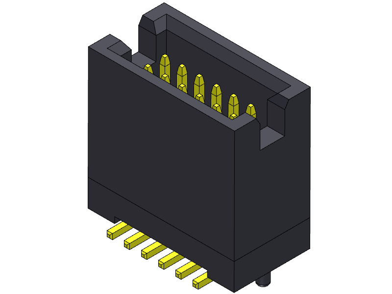 pitch 1.27mm pin header dual row smt type connector