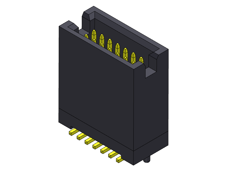 pitch 1.27mm pin header dual row smt type connector