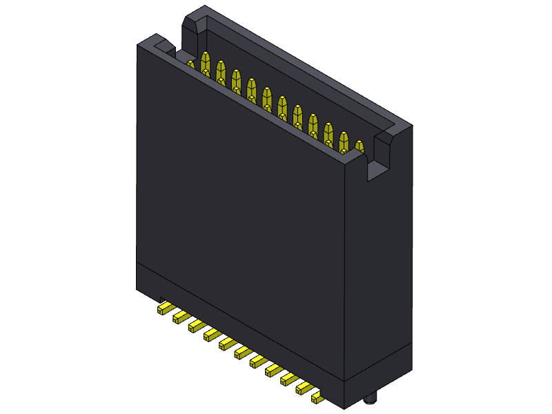 pitch 1.27mm pin header dual row smt type connector