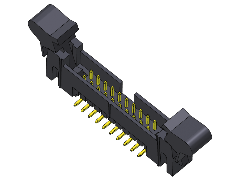 pitch 2.00mm pin header dual row smt type connector