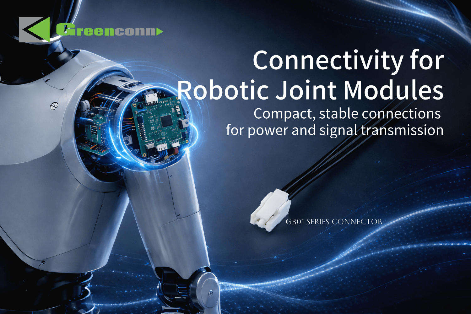 Application of GB01 wire-to-board connector in robotic joint module