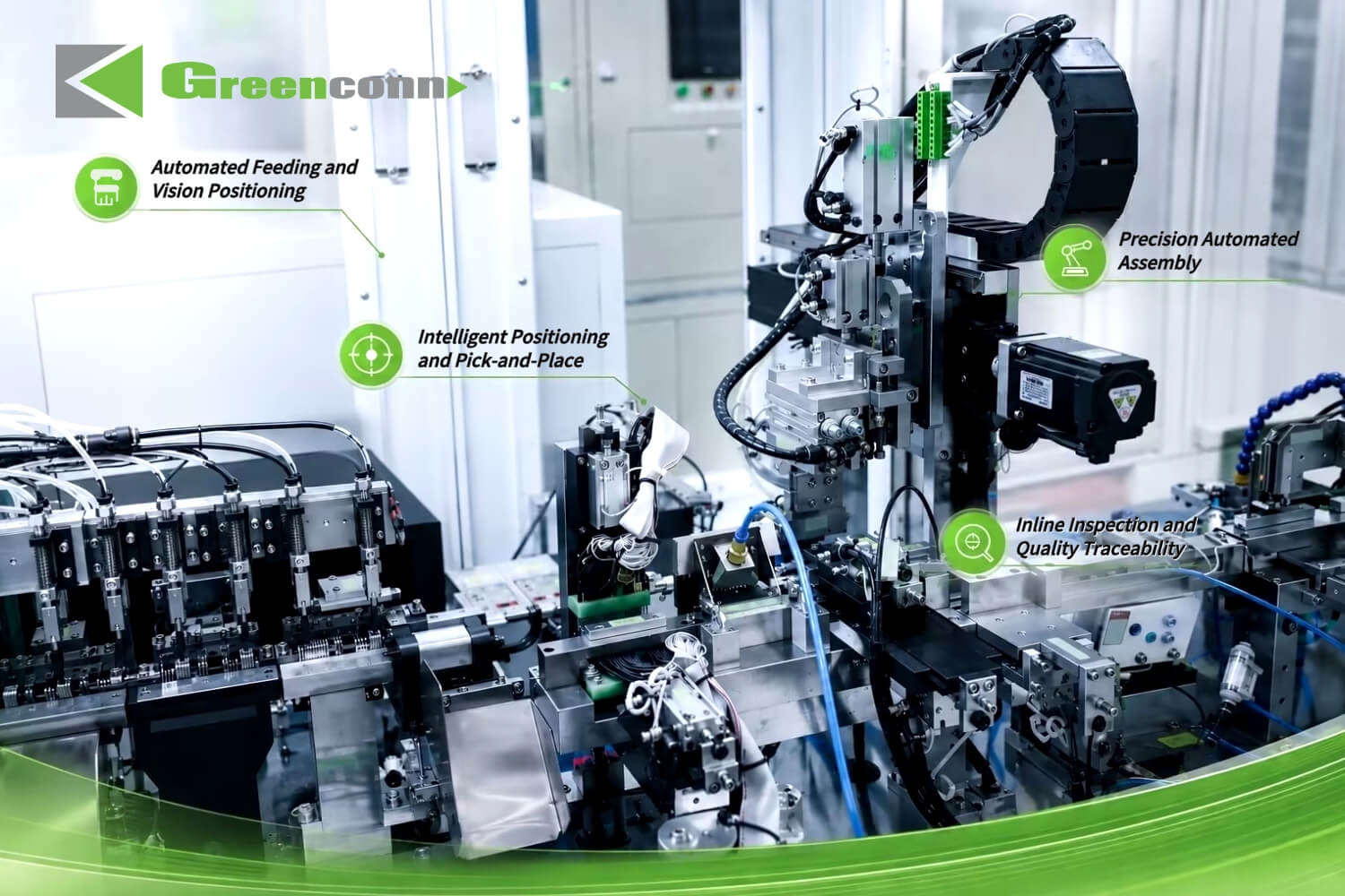 Key processes in automated connector assembly