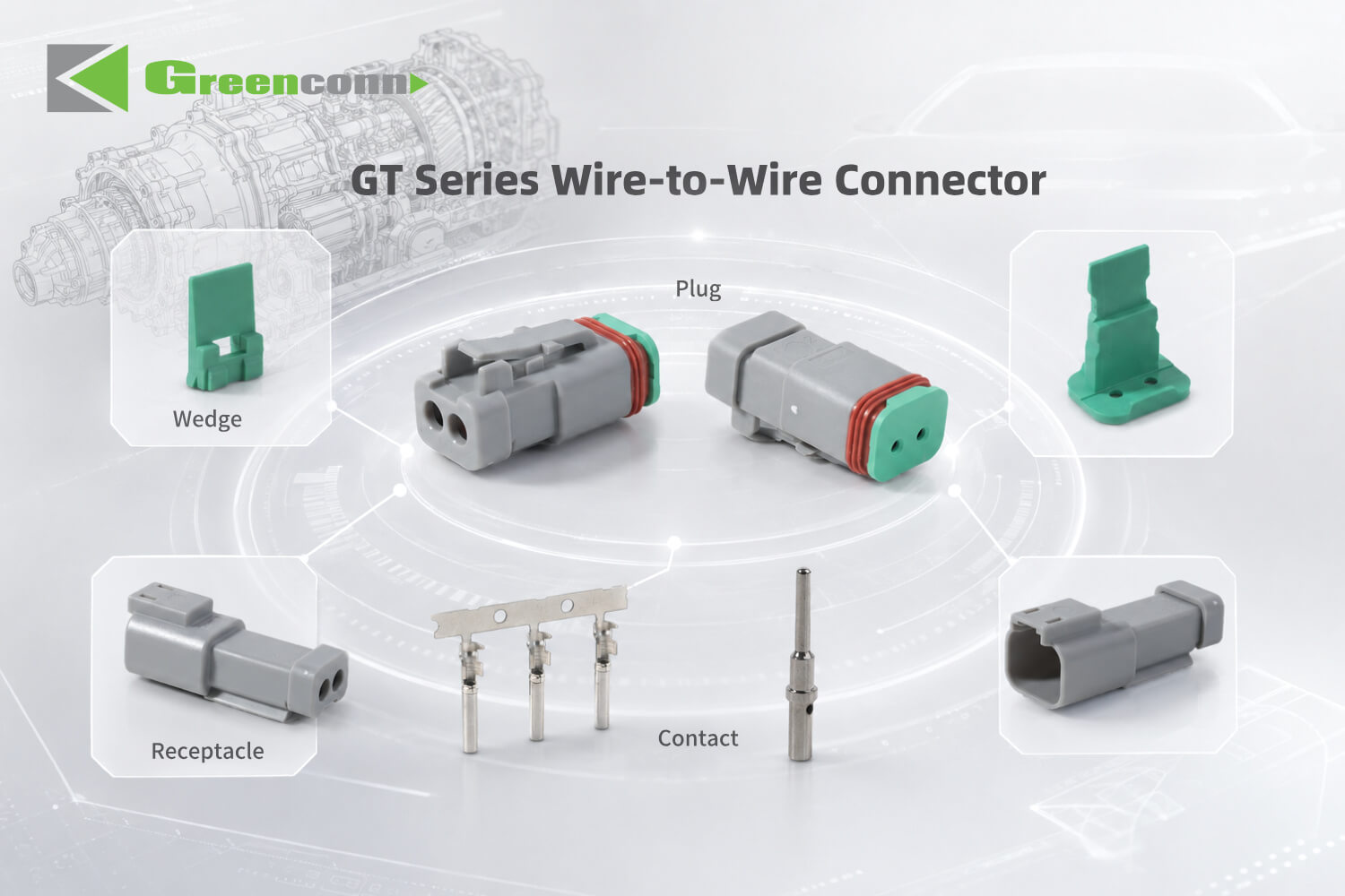 Greenconn GT Series Wire-to-Wire Connector Assembly Overview