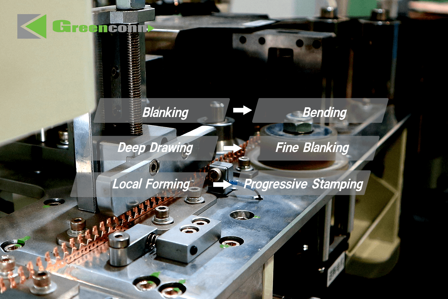 Greenconn’s Six key stamping processes for connector terminals